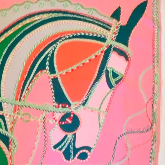 Hermes Carre 90 Robe Du Soir Silk Scarf - Picture 4 of 12